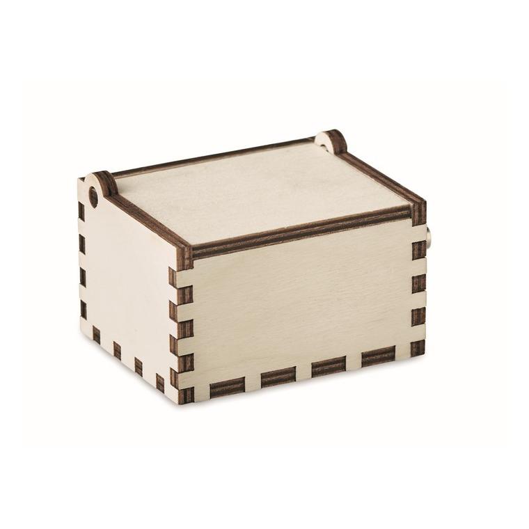 Cutie muzicală din lemn BOXMAS Natur