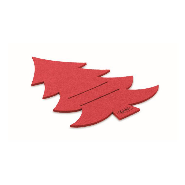 Suport tacâmuri pâslă RPET TREESGUARD Roșu