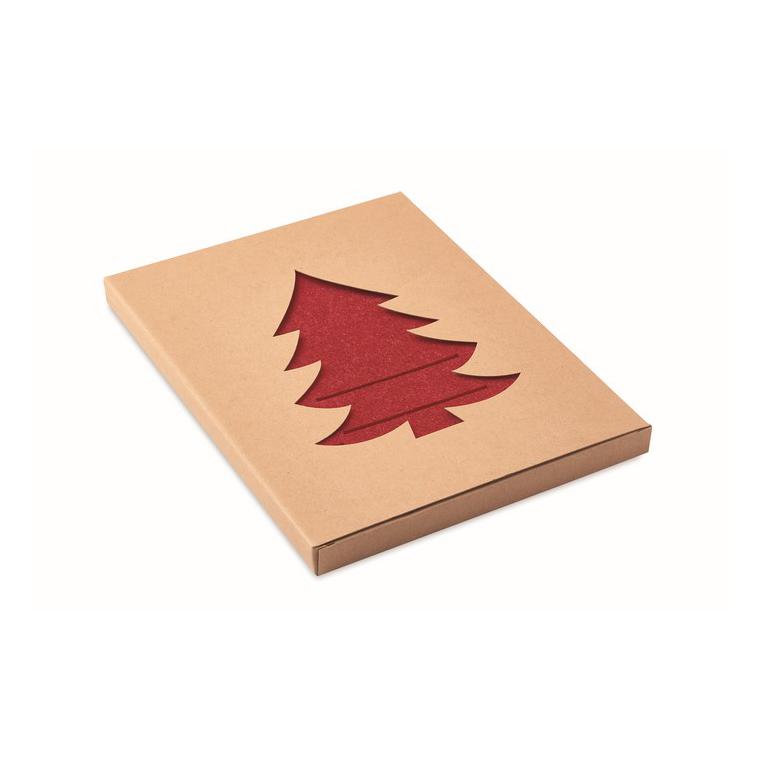 Suport tacâmuri pâslă RPET TREESGUARD Roșu