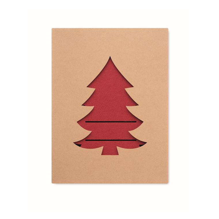 Suport tacâmuri pâslă RPET TREESGUARD Roșu