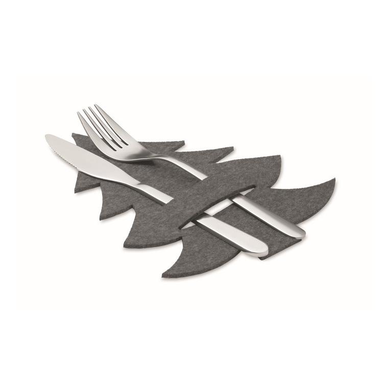 Suport tacâmuri pâslă RPET TREESGUARD Gri