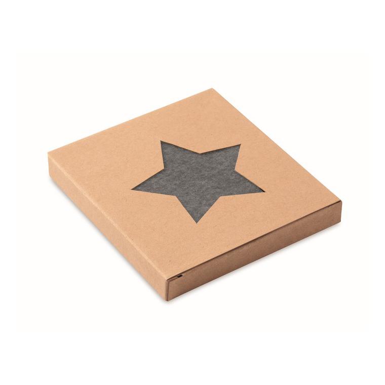 Set suporturi din pâslă RPET STARGUARD Gri