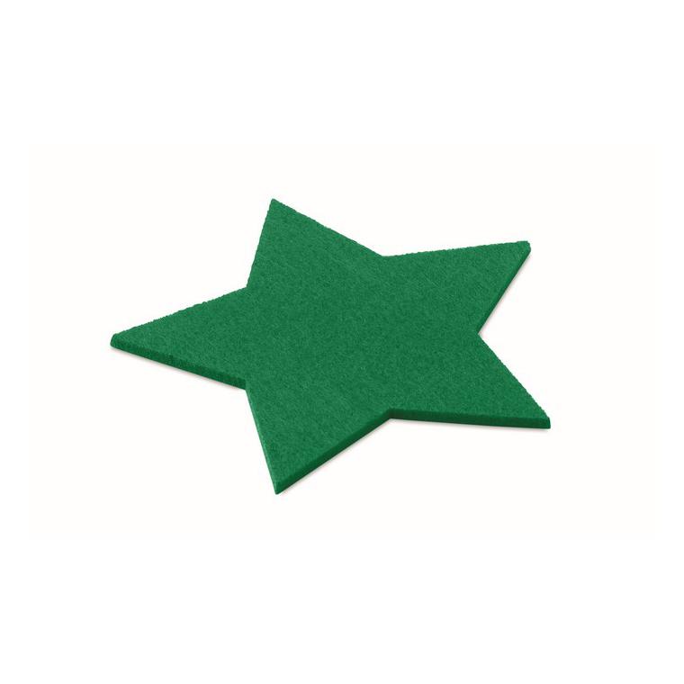 Set suporturi din pâslă RPET STARGUARD Verde