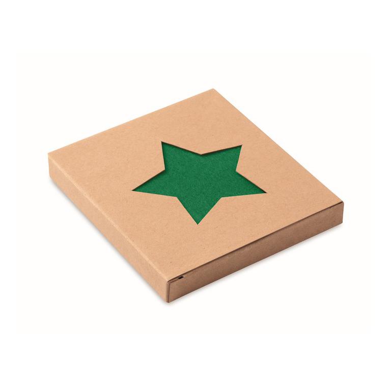 Set suporturi din pâslă RPET STARGUARD Verde