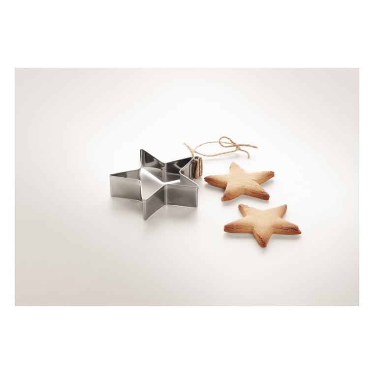 Set forme pentru biscuiți CUQUI SET Argintiu mat