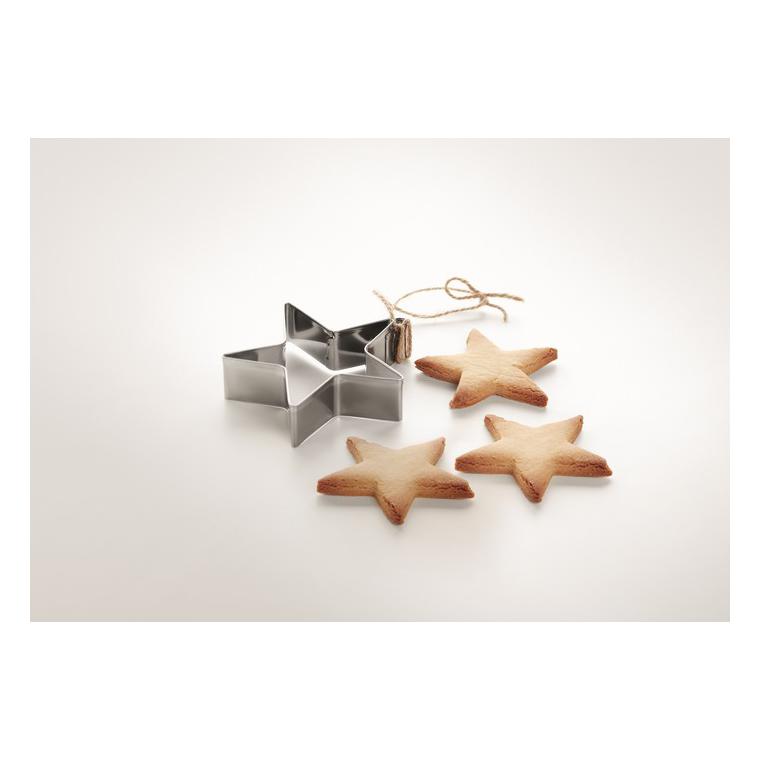 Set forme pentru biscuiți CUQUI SET Argintiu mat