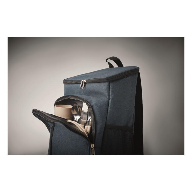 Geantă răcire picnic 600D RPET MONTECOOL Albastru