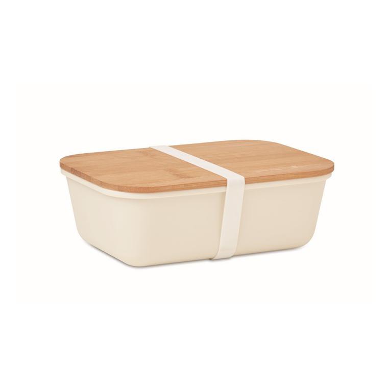 Cutie prânz, capac din bambus THURSDAY Bej
