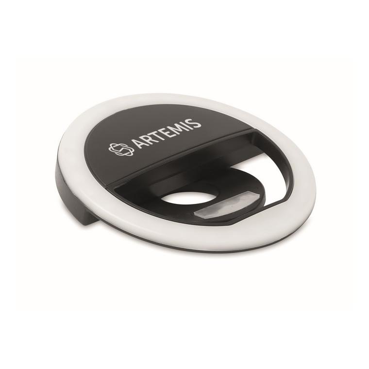 Inel portabilă pentru selfie HELIE Negru