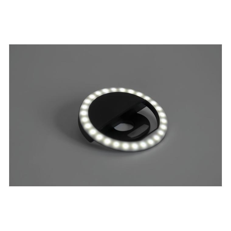 Inel portabilă pentru selfie HELIE Negru