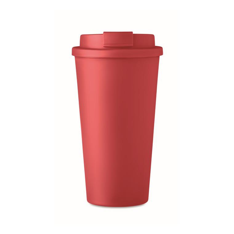 Pahar cu perete dublu 475 ml TUESDAY Roșu