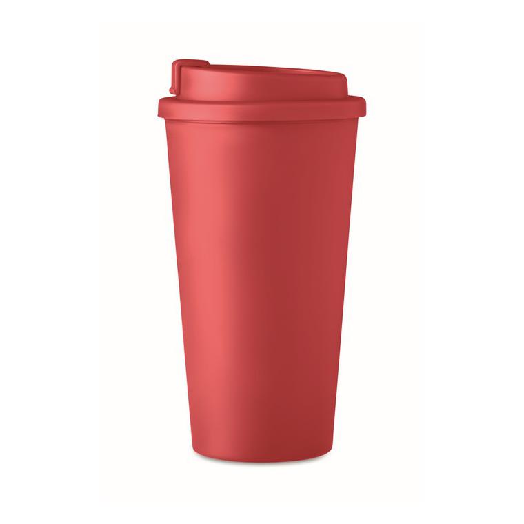 Pahar cu perete dublu 475 ml TUESDAY Roșu