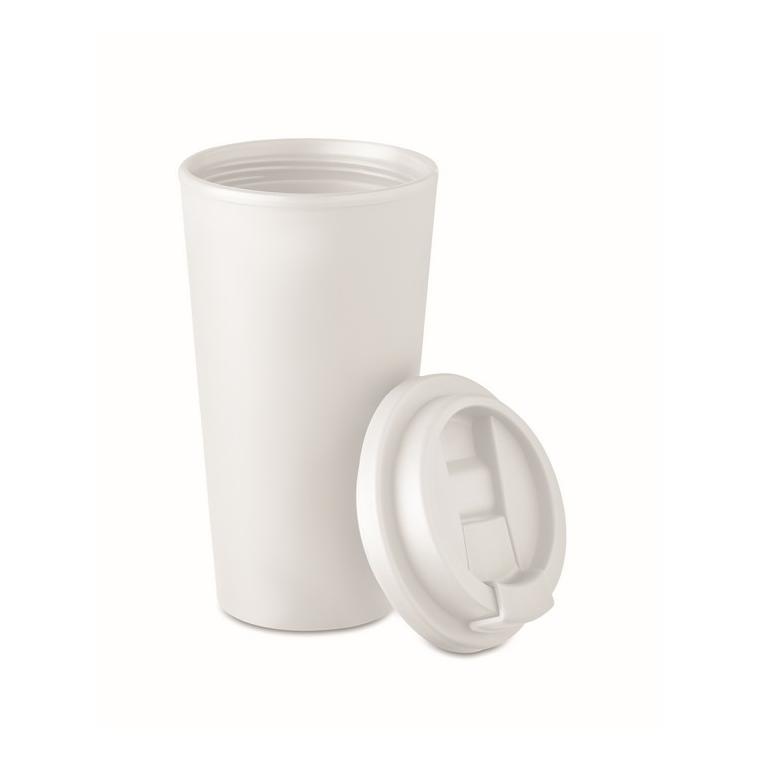 Pahar cu perete dublu 475 ml TUESDAY Alb