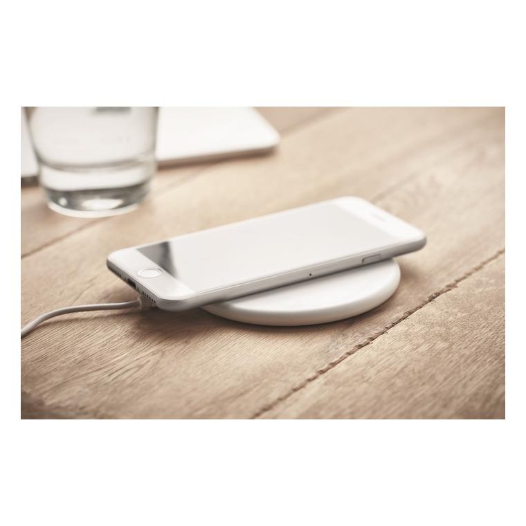 Încărcător fără fir din ABS TWING Alb