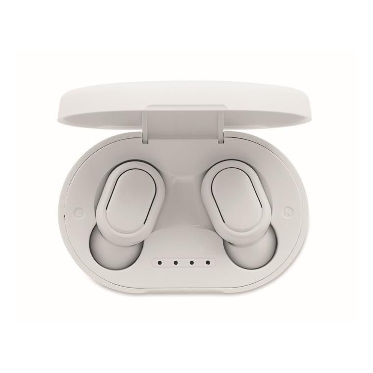 Căști TWS din ABS reciclat RWING Alb