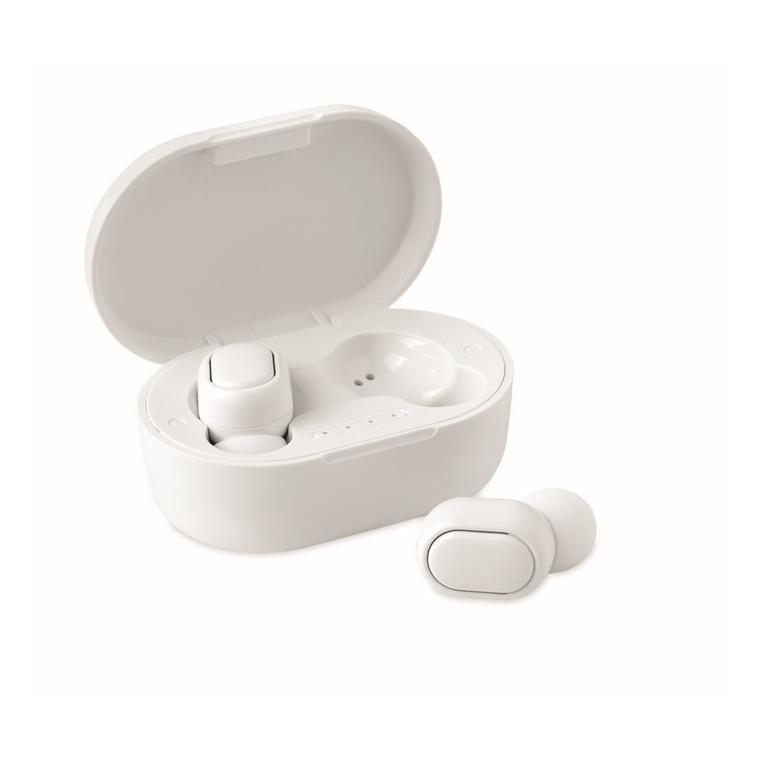 Căști TWS din ABS reciclat RWING Alb