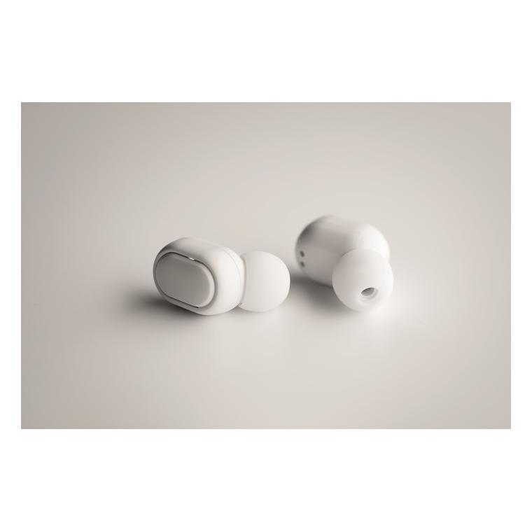 Căști TWS din ABS reciclat RWING Alb