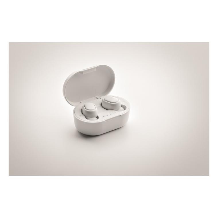 Căști TWS din ABS reciclat RWING Alb