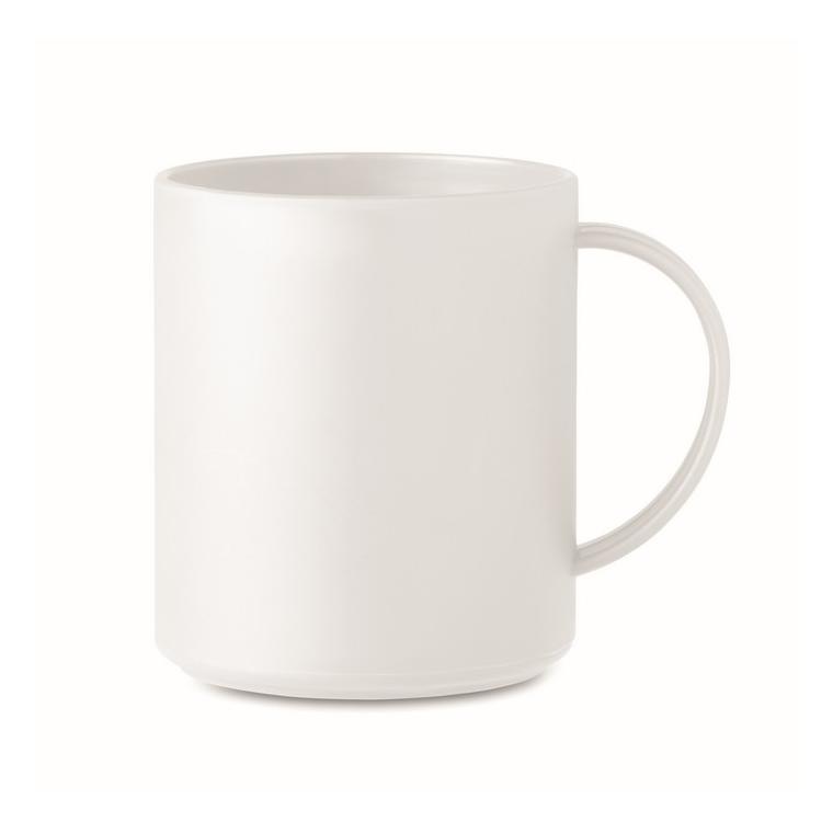 Cană reutilizabilă 300 ml MONDAY Alb