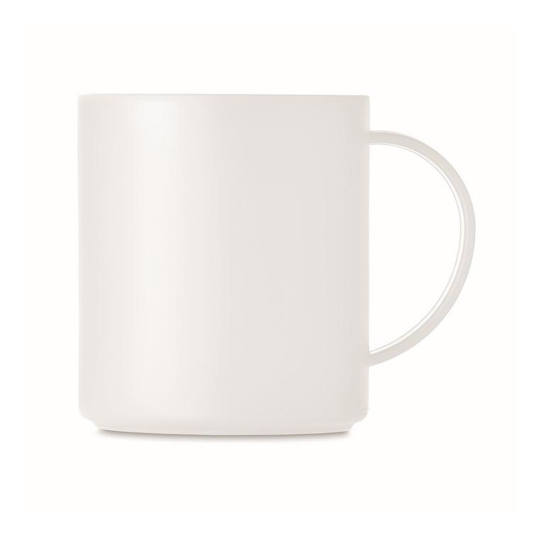 Cană reutilizabilă 300 ml MONDAY Alb