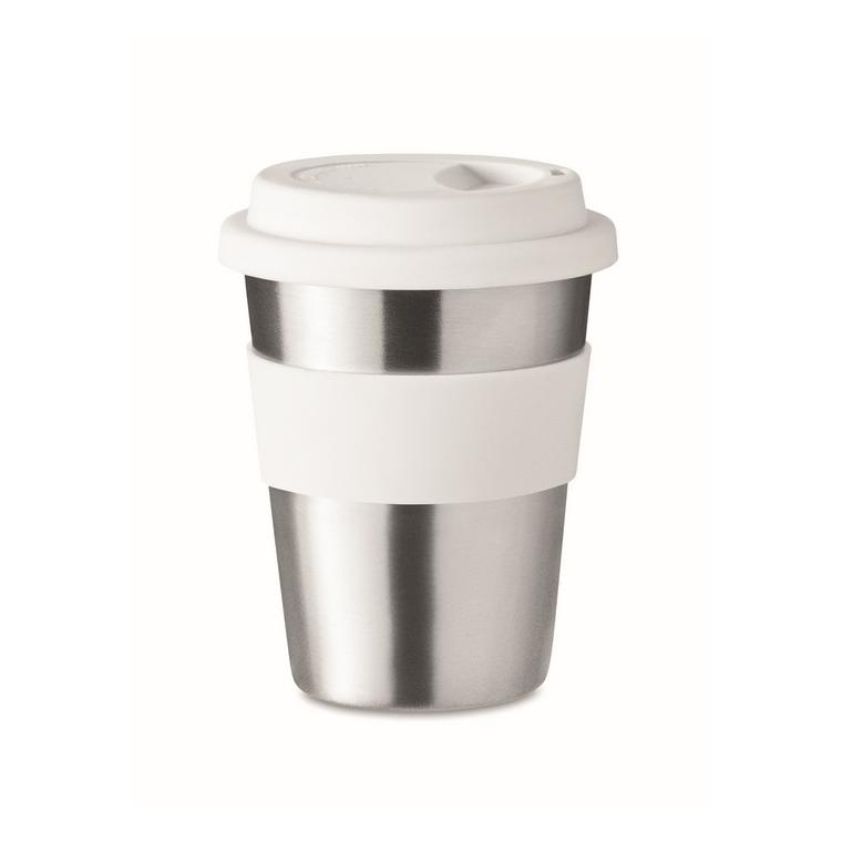 Pahar oțel inoxidabil 350ml IRMUG Alb