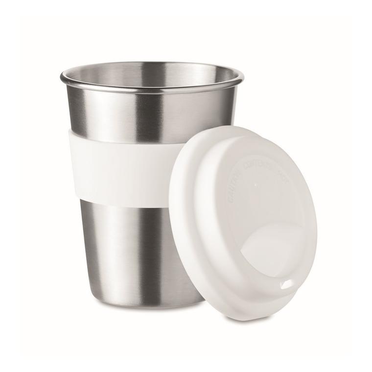 Pahar oțel inoxidabil 350ml IRMUG Alb