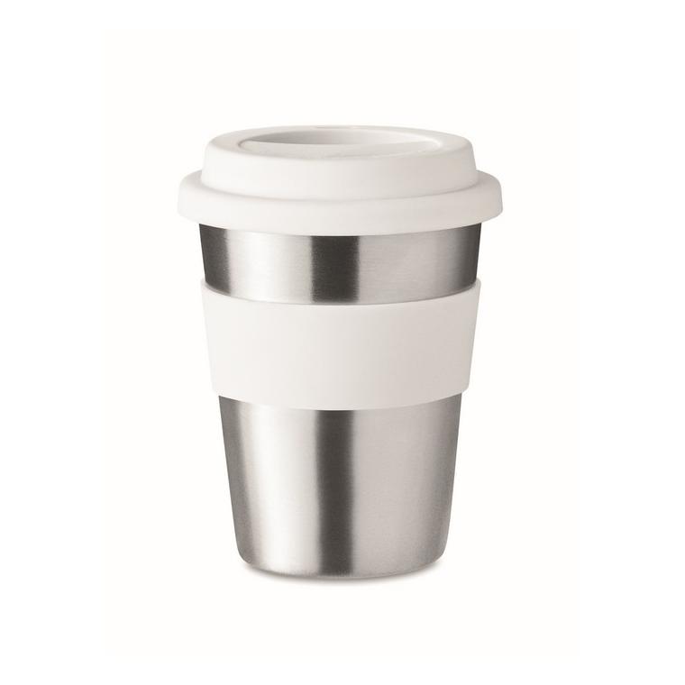 Pahar oțel inoxidabil 350ml IRMUG Alb