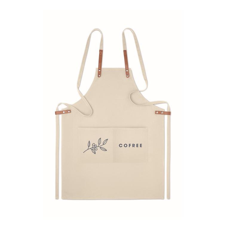 Șorț din bumbac organic 340 g NAGPUR Bej