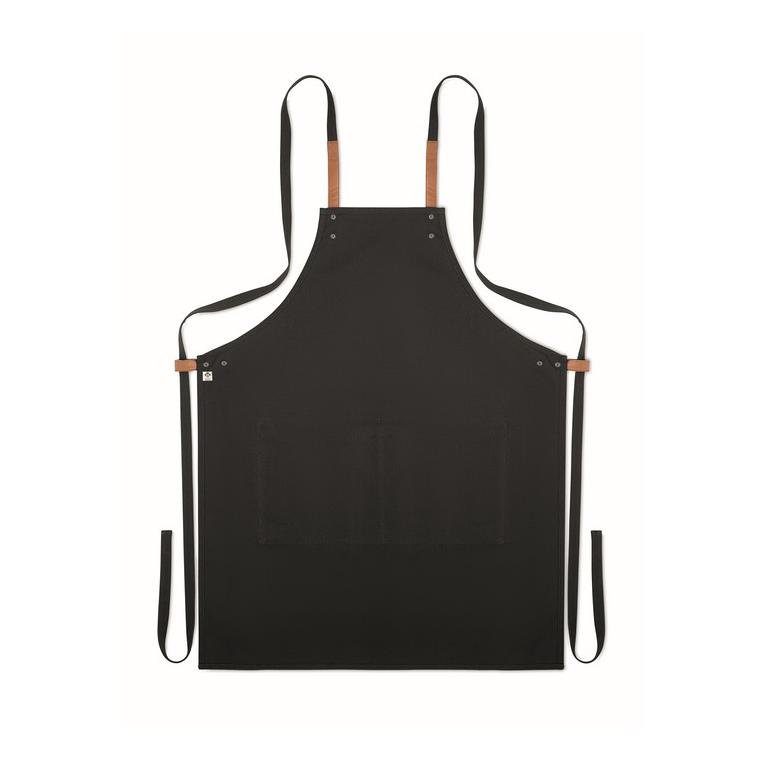 Șorț din bumbac organic 340 g NAGPUR COLOUR Negru