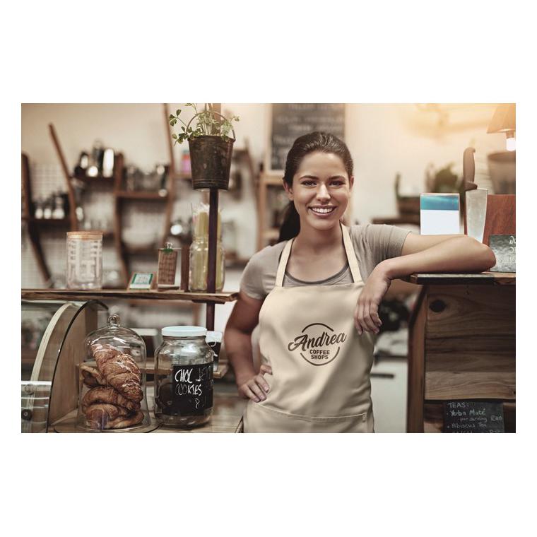 Șorț din bumbac organic 200 g RAIPUR Bej