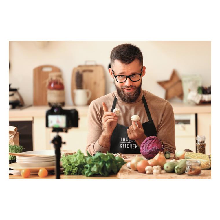 Șorț din bumbac organic 200 g RAIPUR COLOUR Negru