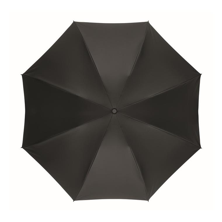 Umbrelă 190T RPET 23 inch LEEDS Negru
