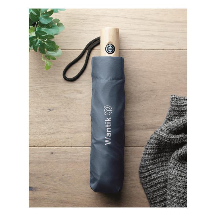 Umbrelă 190T RPET 23 inch LEEDS Albastru