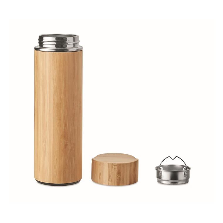 Termos cu perete dublu, 400 ml TAMPERE Natur