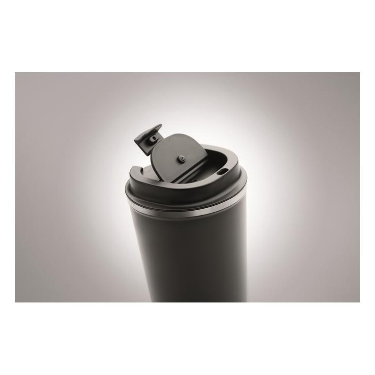 Pahar cu perete dublu 350 ml BRACE Negru