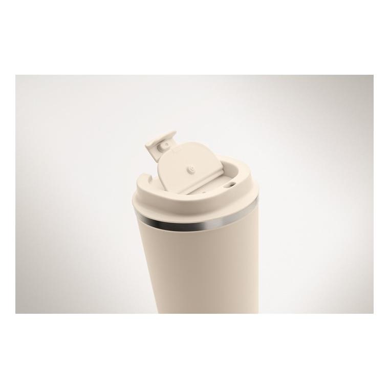 Pahar cu perete dublu 350 ml BRACE Bej