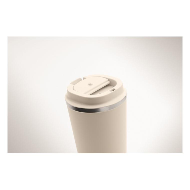 Pahar cu perete dublu 350 ml BRACE Bej