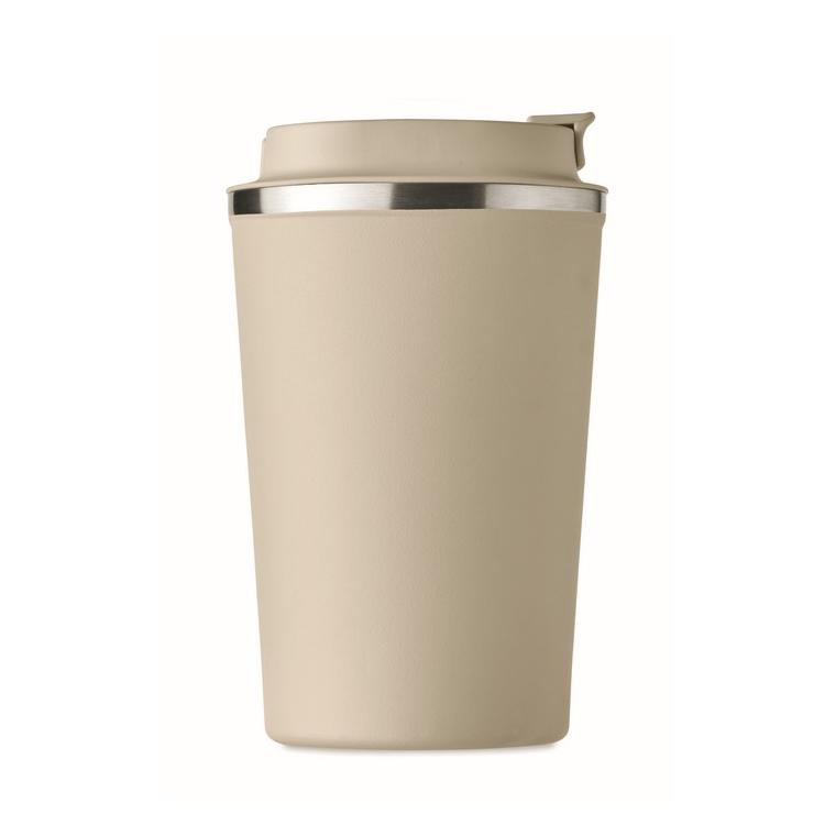 Pahar cu perete dublu 350 ml BRACE Bej