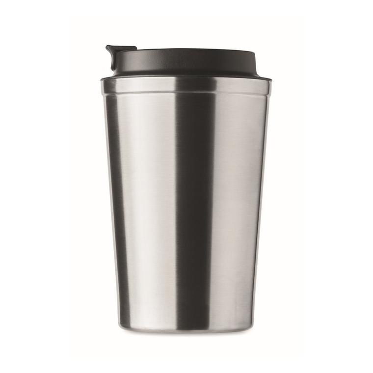 Pahar cu perete dublu 350 ml BRACE Argintiu mat