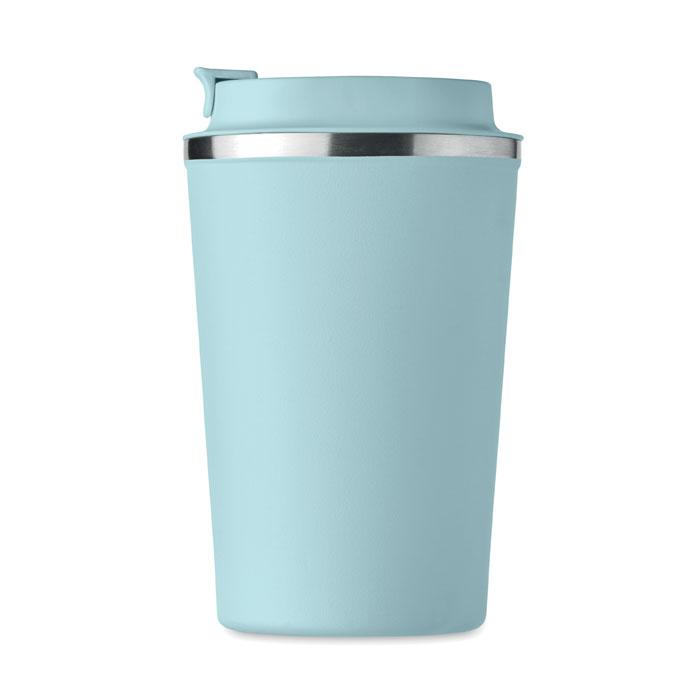 Pahar cu perete dublu 350 ml BRACE Albastru deschis