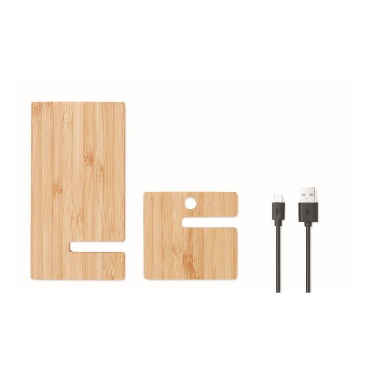 Suport / încărcător fără fir WHIPPY PLUS Natur