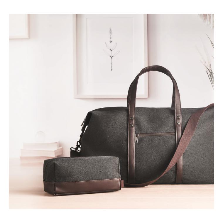 Geantă voiaj din canvas 450g ZURICH Negru