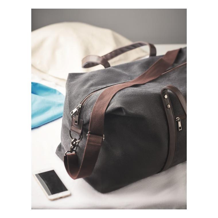 Geantă voiaj din canvas 450g ZURICH Negru