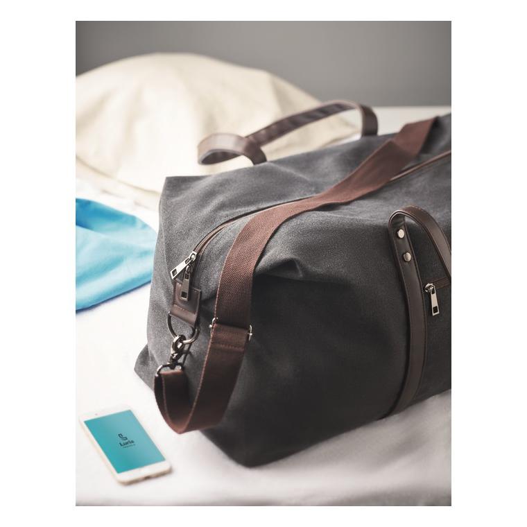 Geantă voiaj din canvas 450g ZURICH Negru