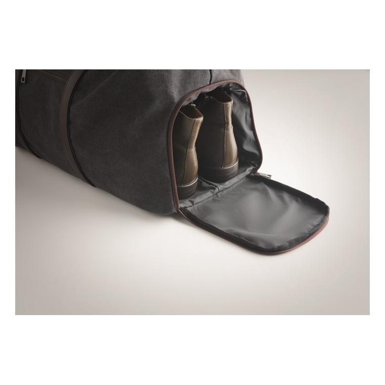 Geantă voiaj din canvas 450g ZURICH Negru