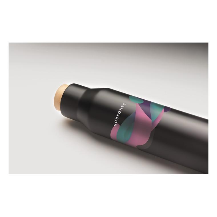 Termos cu perete dublu 500 ml DUDINKA Negru