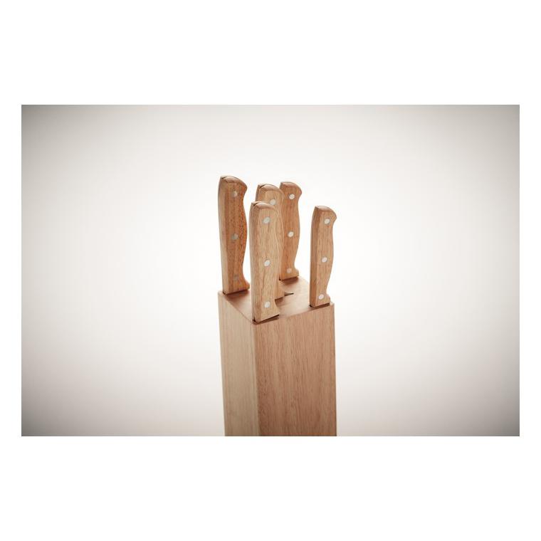 Set de cuțite din 5 piese GOURMET Natur