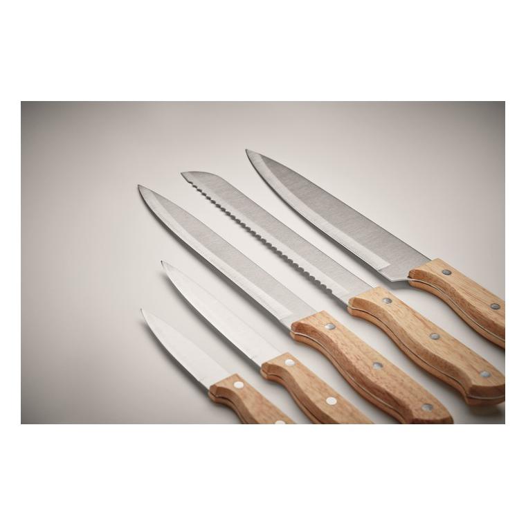 Set de cuțite din 5 piese GOURMET Natur