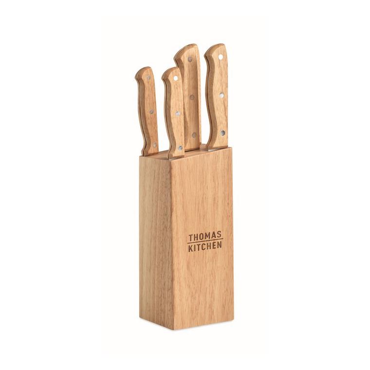 Set de cuțite din 5 piese GOURMET Natur