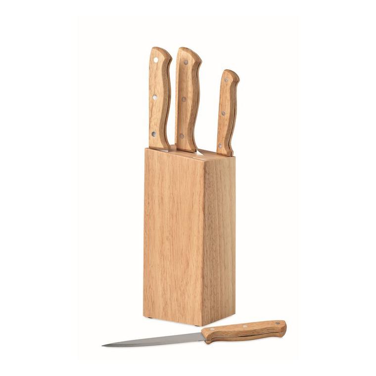 Set de cuțite din 5 piese GOURMET Natur